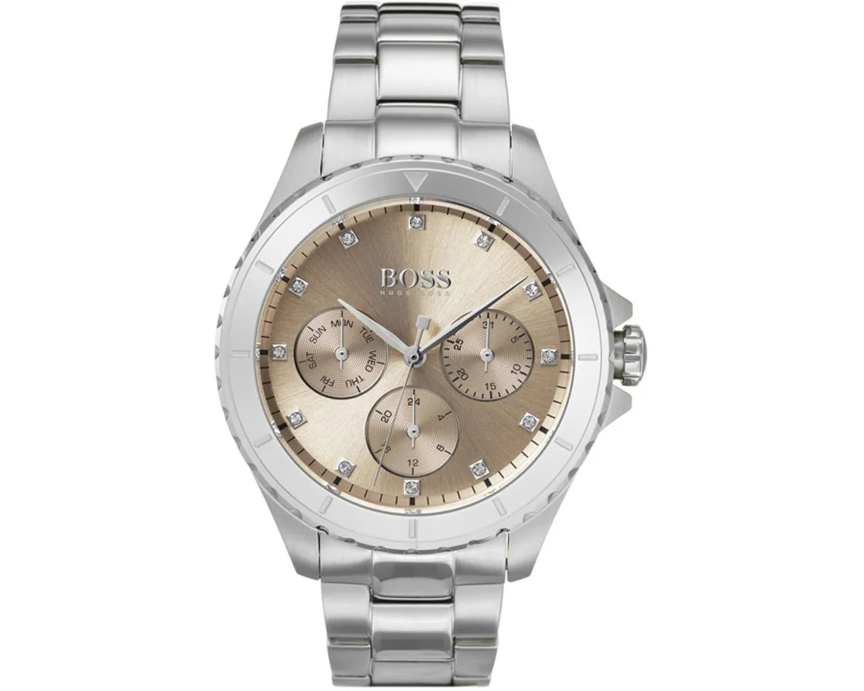 Premiere Quartz Crystal Rose Dial Ladies Watch 1502444
