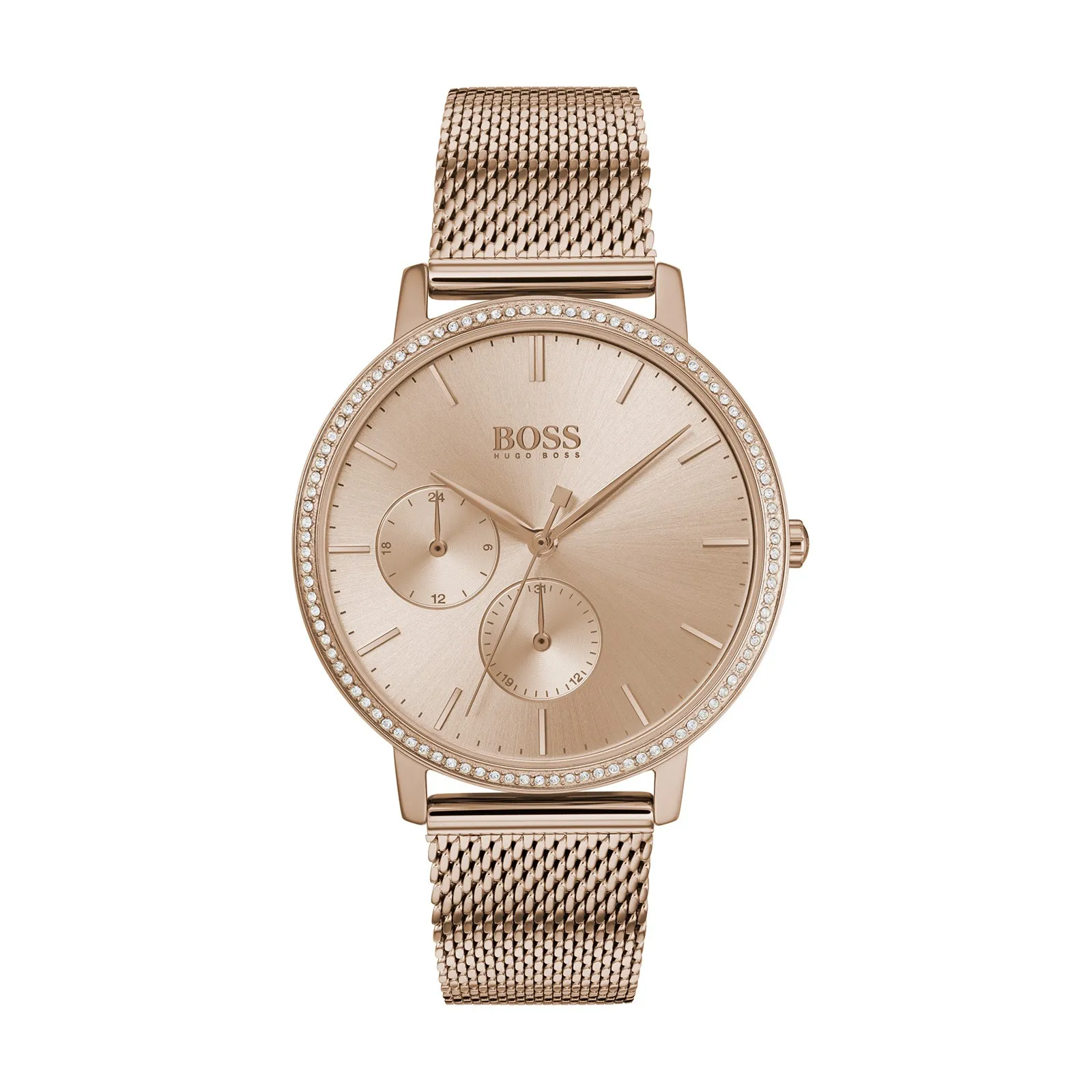 Infinity Ladies Rose Gold Quartz Multifunction 1502519