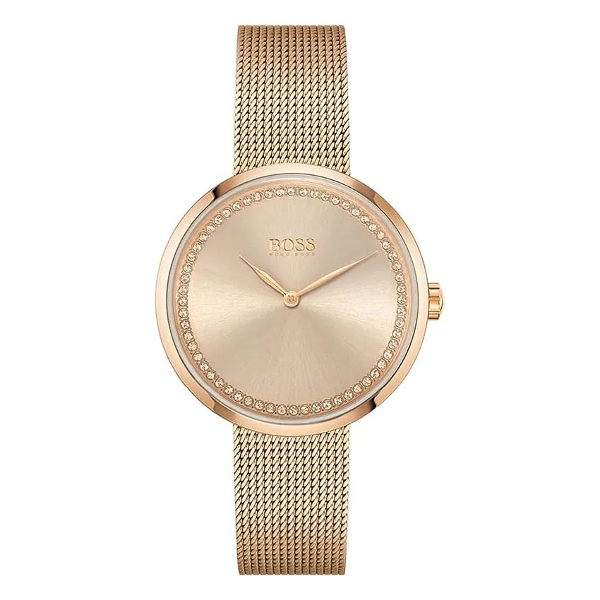 Praise Quartz Rose Gold Dial Ladies Watch 1502548