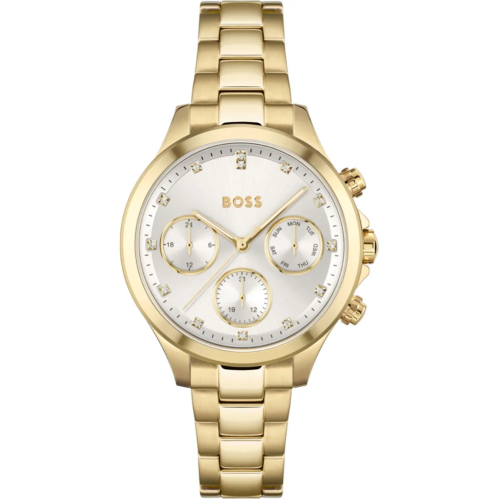 Hera Multi-function Silver Dial Gold-Tone Stainless Steel 1502628