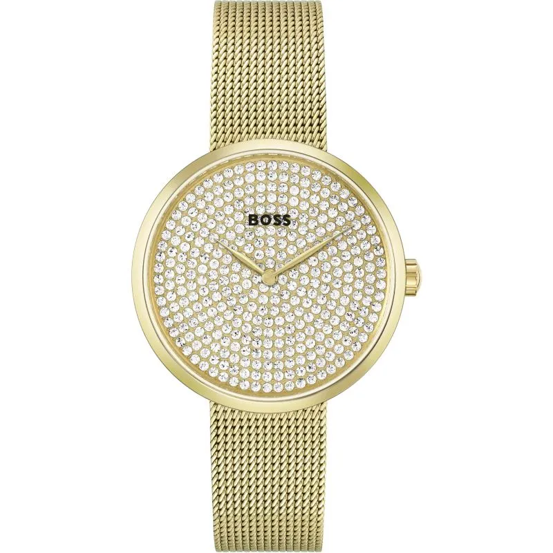 Praise Gold-Tone Mesh Women's Watch 1502659