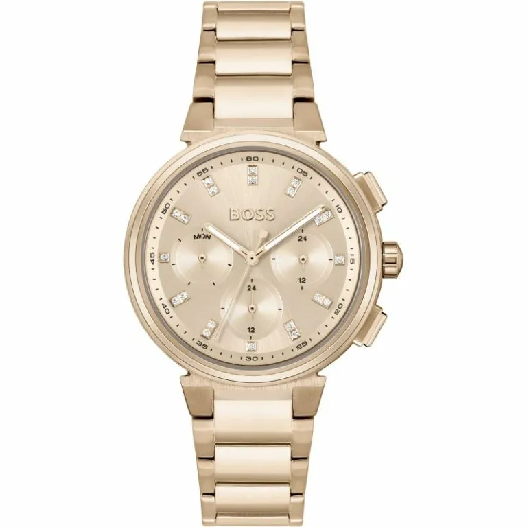 One Ladies Rose Gold-Plated Stainless Steel Multi-function 1502678