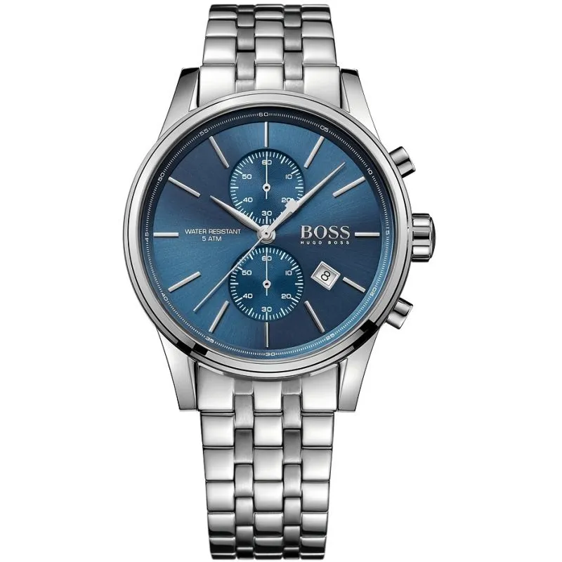 Jet Chronograph Blue Dial Silver Steel Strap 1513384