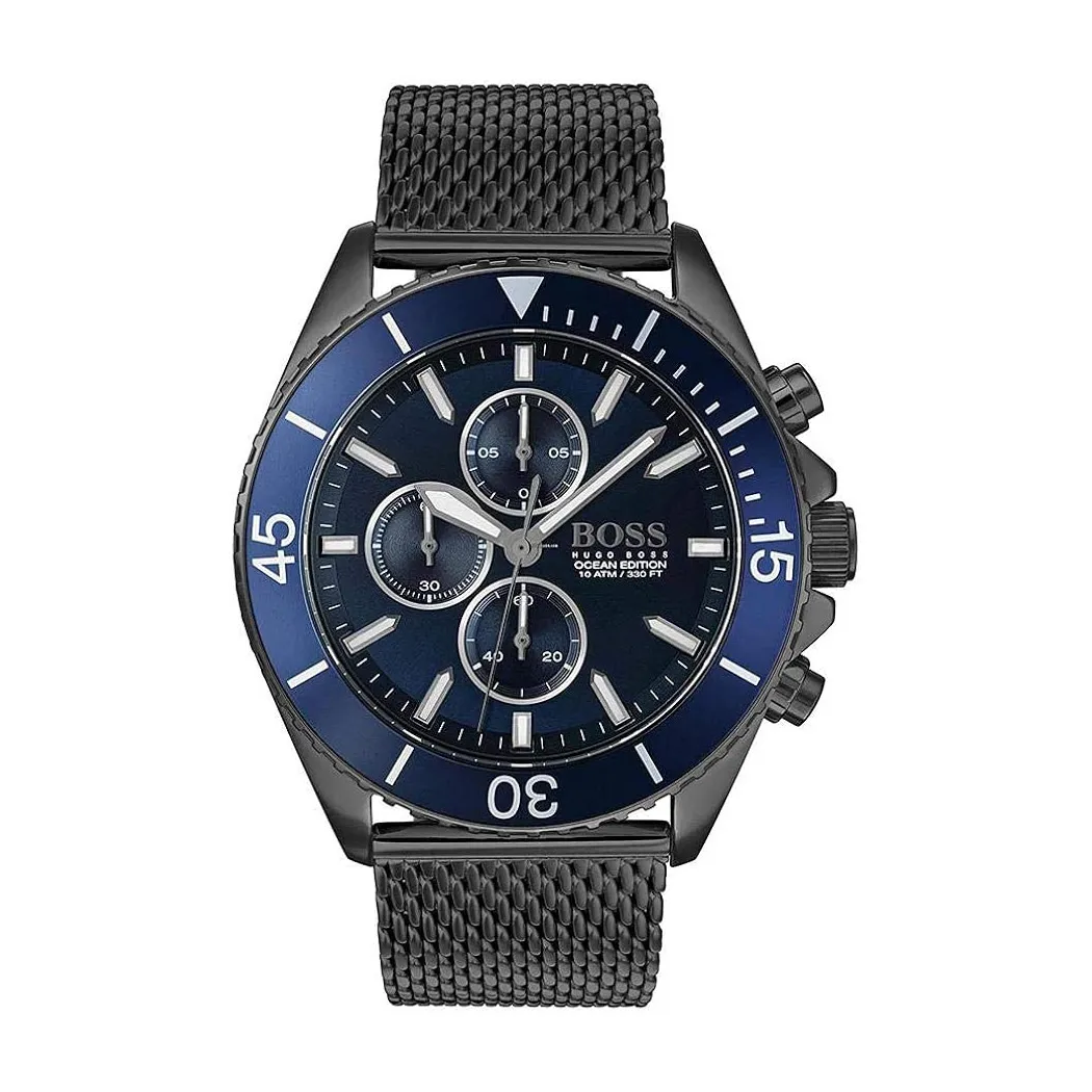Ocean Edition Chronograph Blue Dial Dark Grey Mesh 1513702