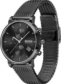 Integrity Chronograph Black Dial Black Mesh Bracelet 1513813 43mm