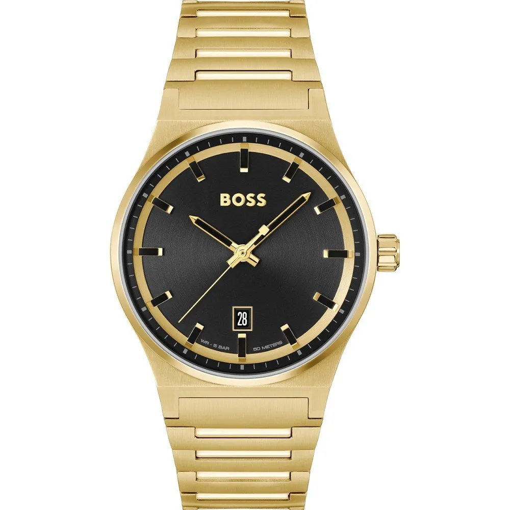 Candor Gold-Tone Black Dial Watch 1514077