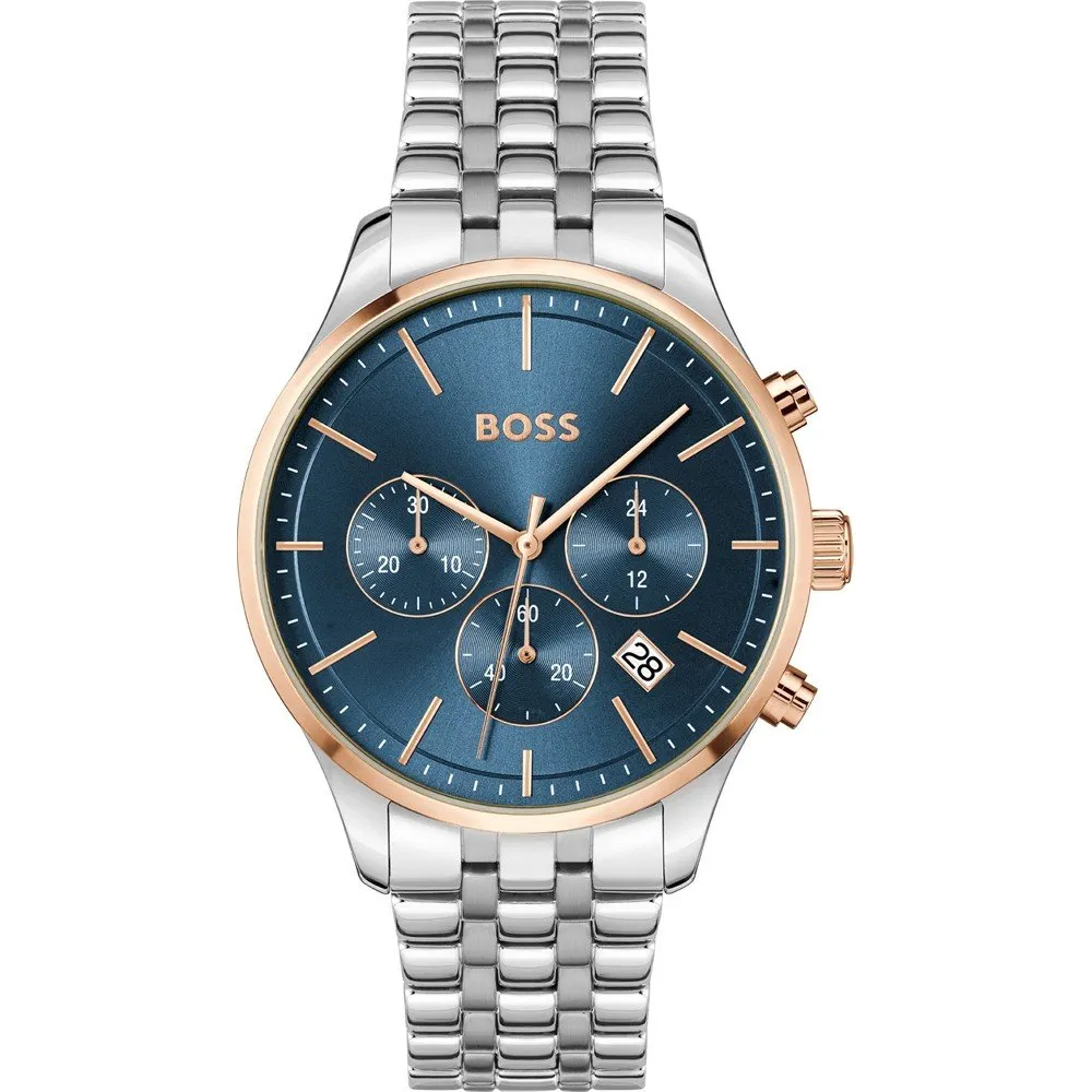 Avery Chronograph Blue Dial Silver Steel 1514158