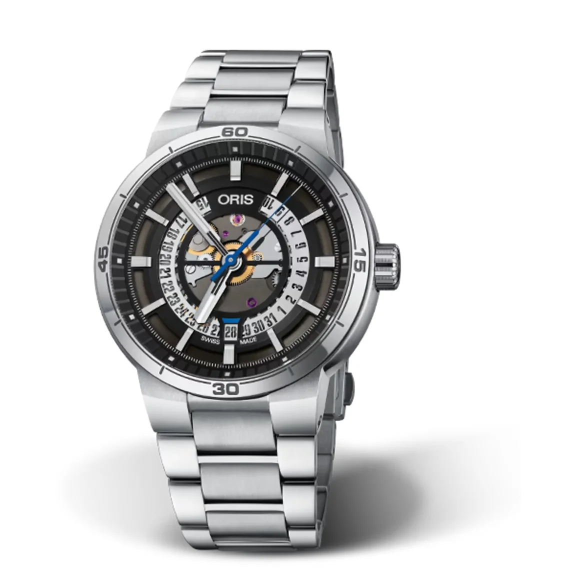 Oris TT1 Engine Date 01 733 7752 4124-07 8 24 08 42mm Ref. 01 733 7752 4124-07 8 24 08