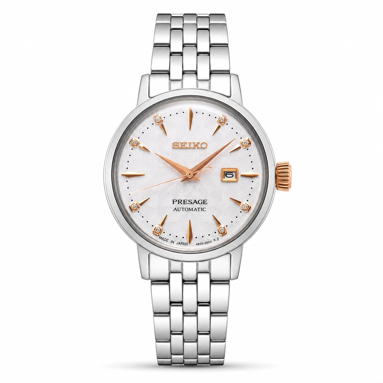 Seiko Presage Cocktail Time Ladies SRE009J1 White Dial Automatic Watch Ref. SRE009J1