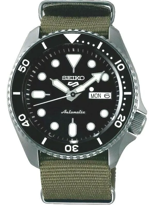 5 Sports Automatic Black Dial SRPD65K4