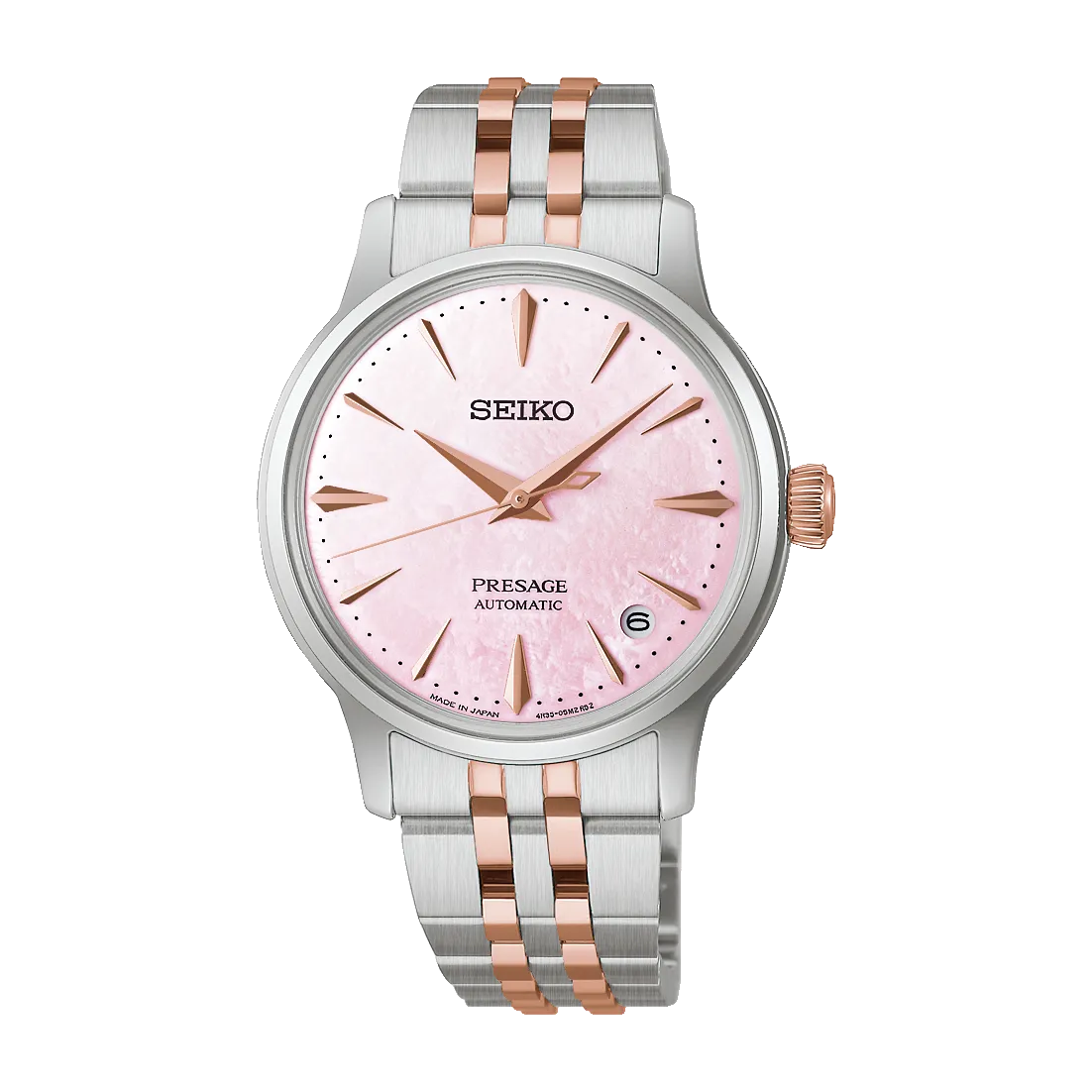 Seiko Presage Cocktail Time SRPM06J1 Pink Dial Automatic Watch Ref. SRPM06J1