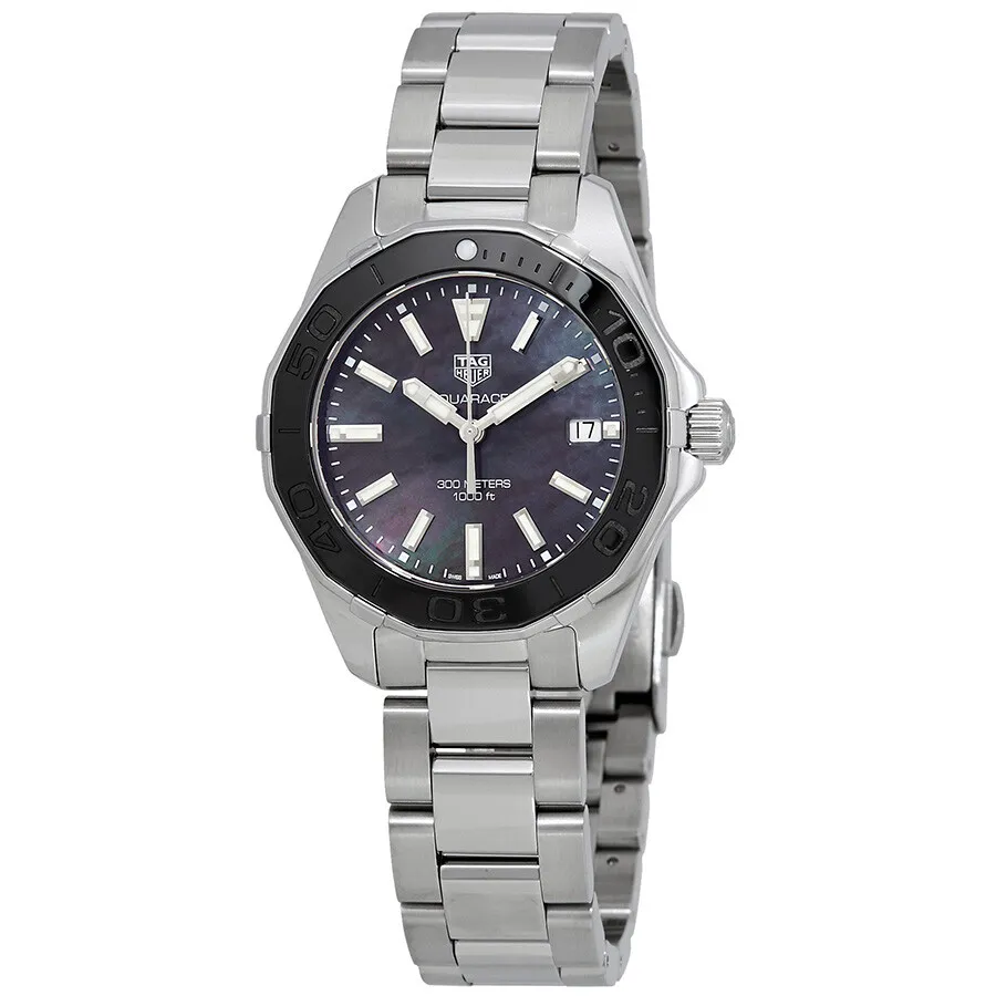 Aquaracer 35mm Black Mother of Pearl WAY131K.BA0748