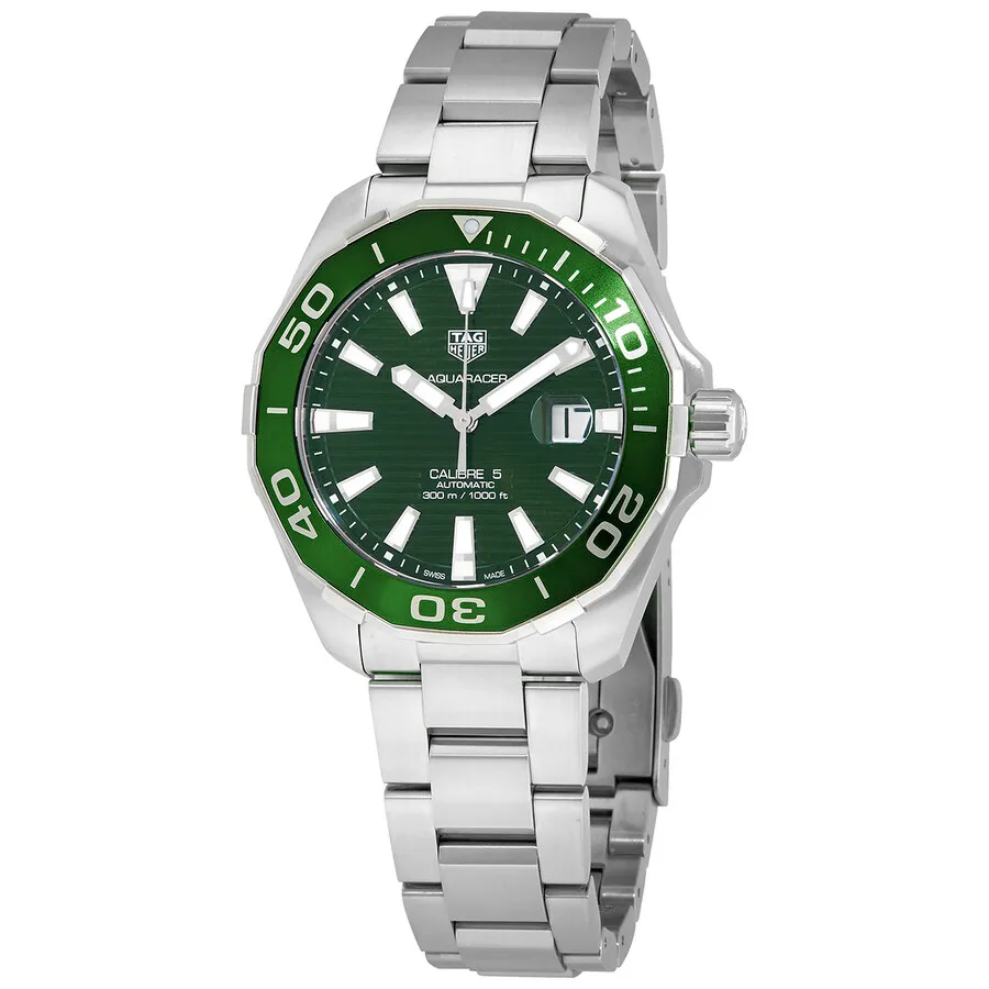 Aquaracer Automatic 43mm Green Dial WAY201S.BA0927