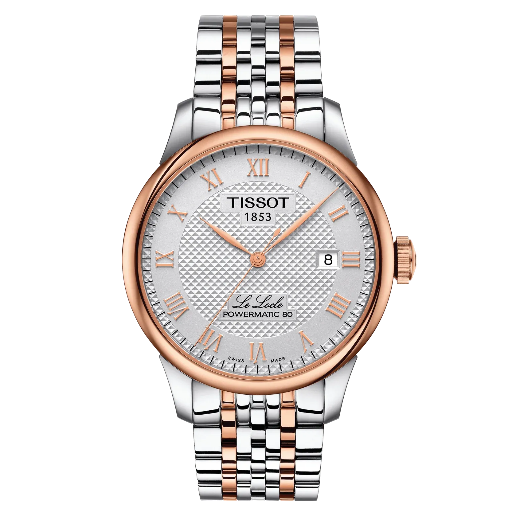 Le Locle Powermatic 80 Automatic Silver Dial T006.407.22.033.00