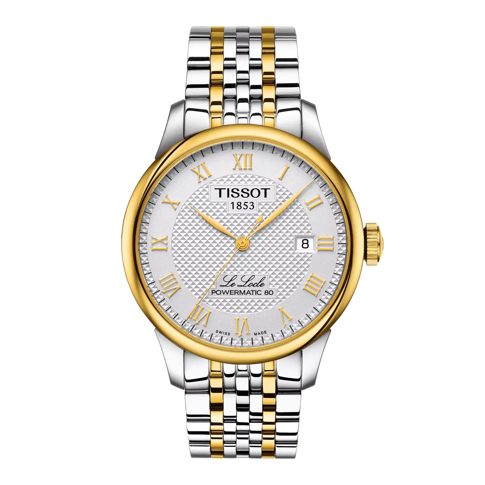 Le Locle Automatic Silver Dial Two-Tone T006.407.22.033.01