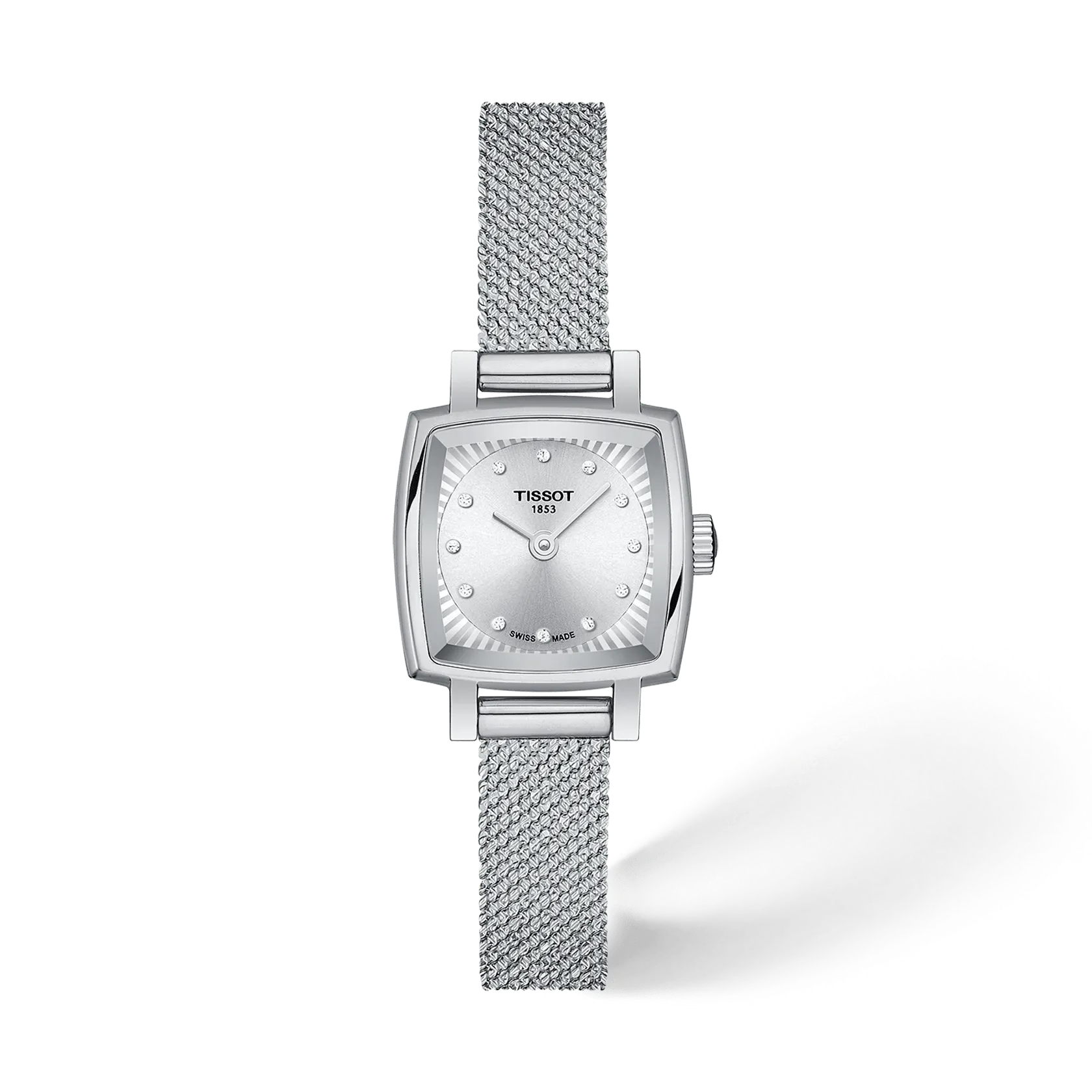 Tissot Lovely Square T058.109.11.036.00 White Dial Watch Ref. T058.109.11.036.00