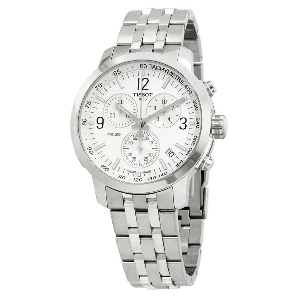 PRC 200 Chronograph Silver Dial Stainless Steel T114.417.11.037.00 43mm