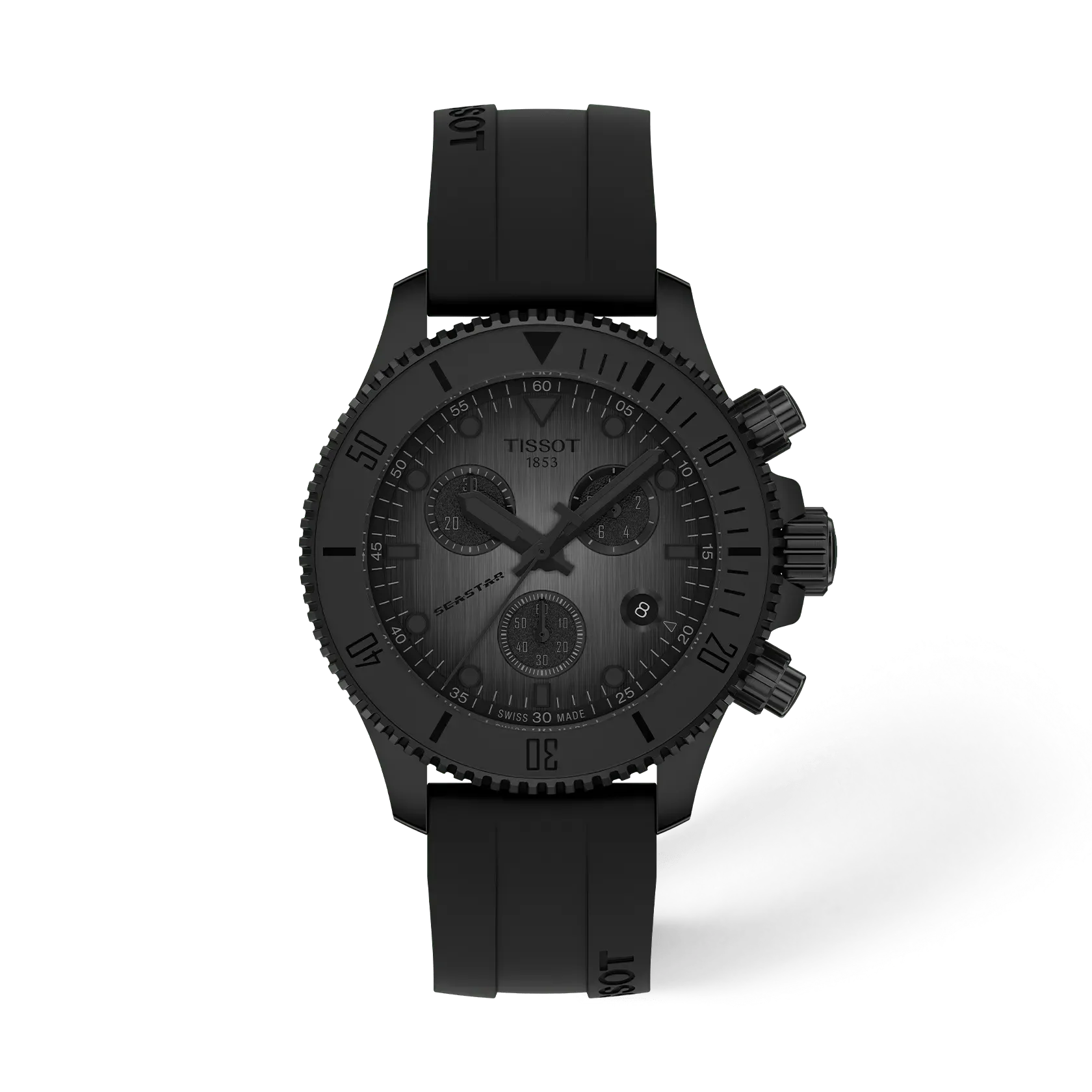 Tissot Seastar 1000 Chronograph T120.217.37.061.00 Black Dial Watch Ref. T120.217.37.061.00