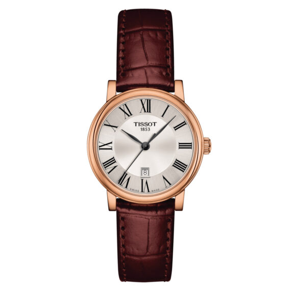 Carson Premium Lady Quartz Silver Dial T122.210.36.033.00 30mm