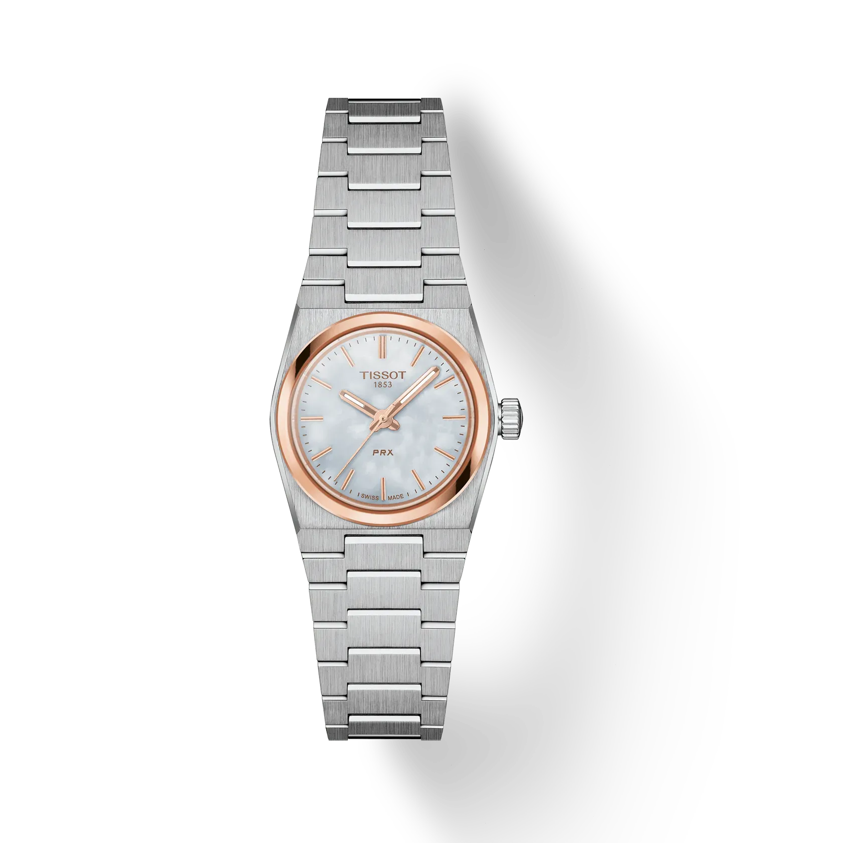 PRX 25mm White Mother-of-Pearl Dial Two-Tone T137.010.21.111.00