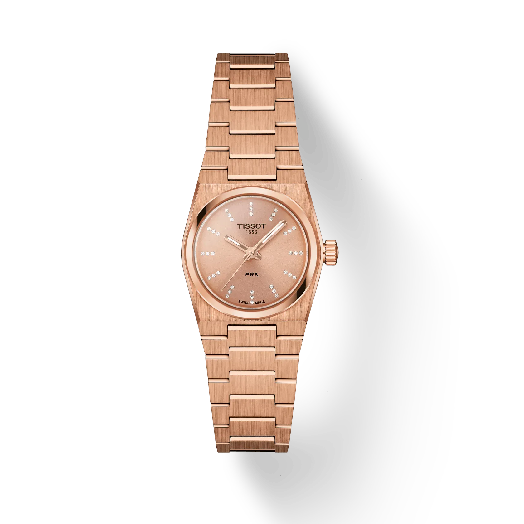 PRX Quartz 25 Nude Pink Diamond Dial T137.010.33.506.00