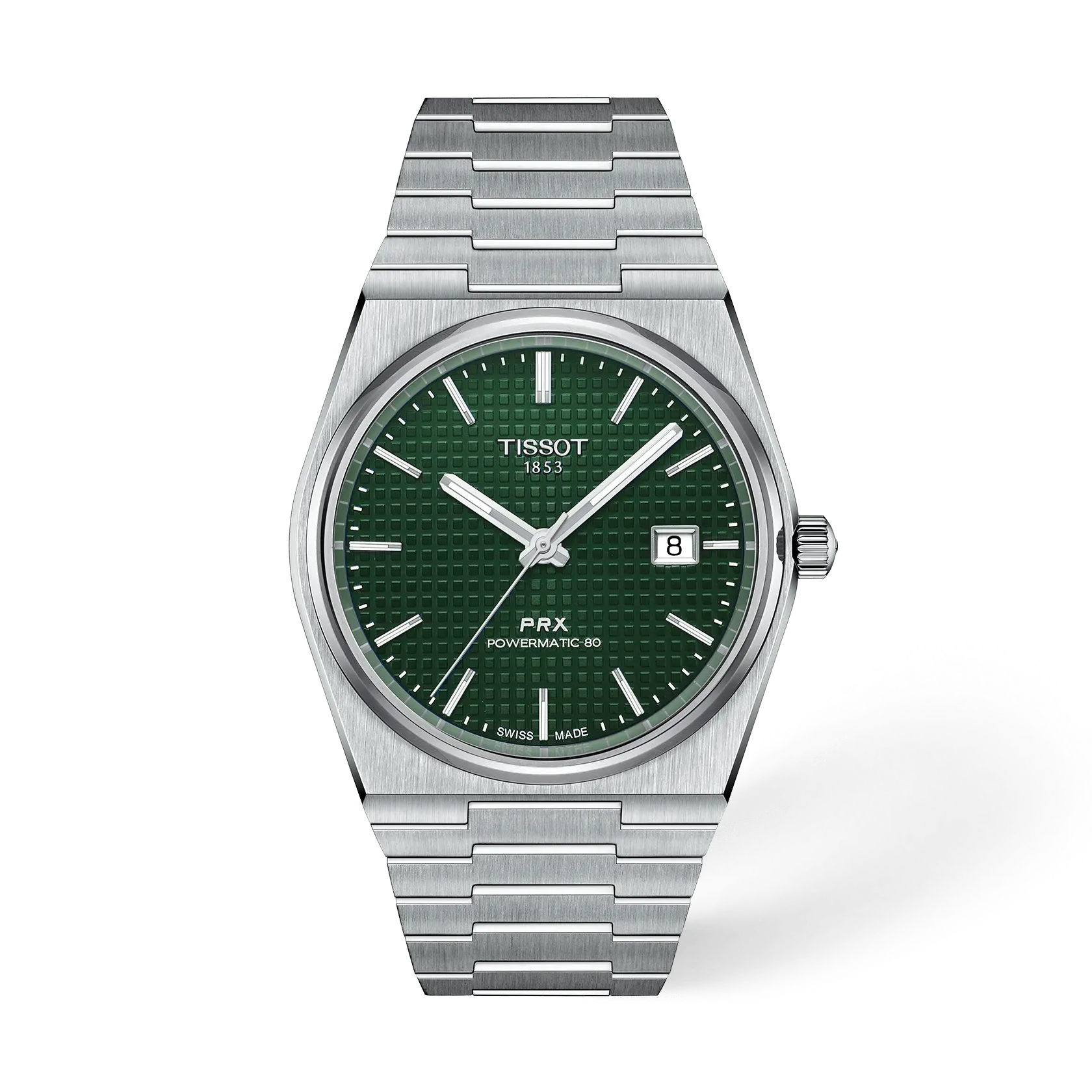 Tissot PRX Powermatic 80 T137.407.11.091.00 Green Dial Watch Ref. T137.407.11.091.00