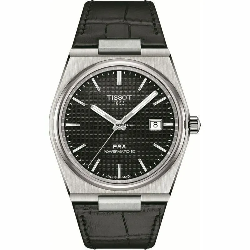 Tissot PRX Powermatic 80 T137.407.16.051.00 Black Dial Watch Ref. T137.407.16.051.00