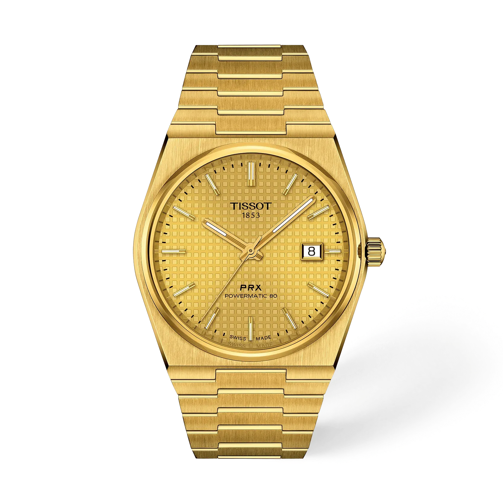 Tissot PRX Powermatic 80 T137.407.33.021.00 Gold Dial Watch Ref. T137.407.33.021.00