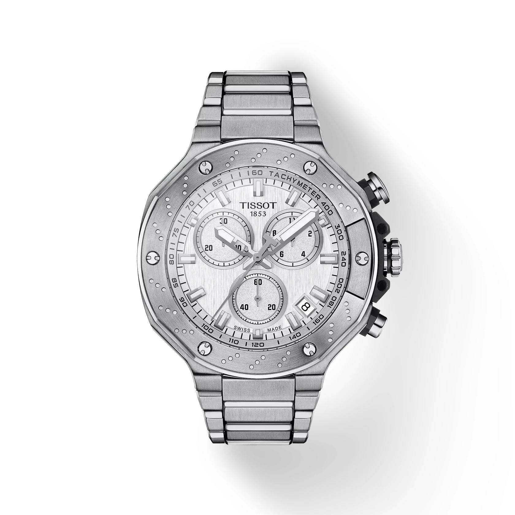 Tissot T-Race Chronograph T141.417.11.031.00 Silver Dial Watch Ref. T141.417.11.031.00