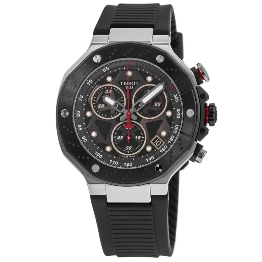 Tissot T-Race Chronograph T141.417.27.081.00 Grey Dial Watch Ref. T141.417.27.081.00