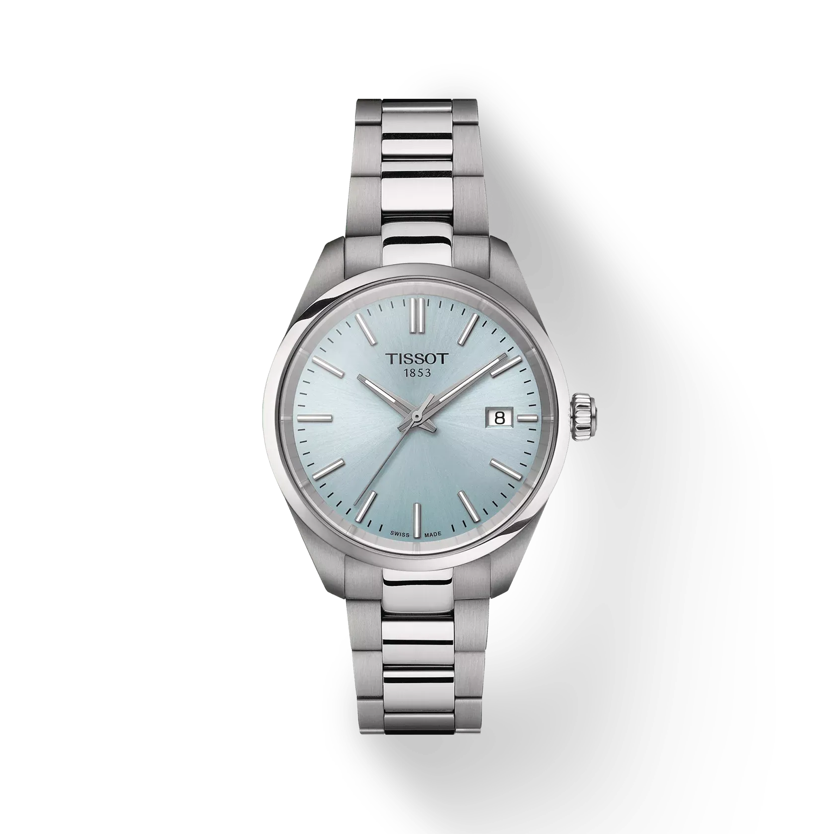 PR 100 34mm Ice-Blue Dial T150.210.11.351.00