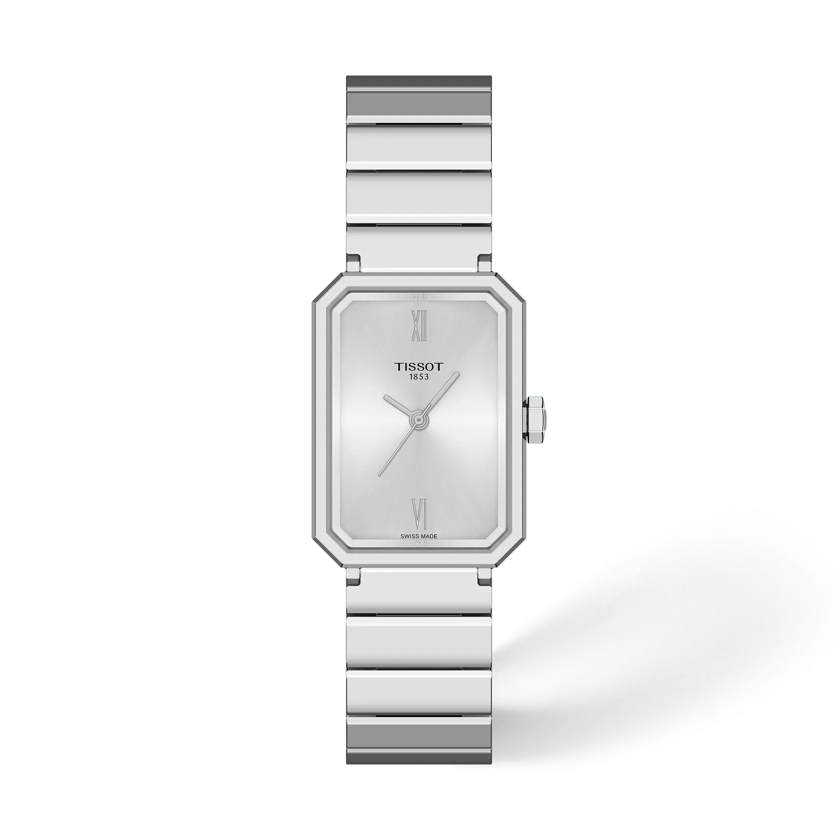 Tissot SRV Rectangular T160.110.11.033.00 Silver Dial Watch Ref. T160.110.11.033.00
