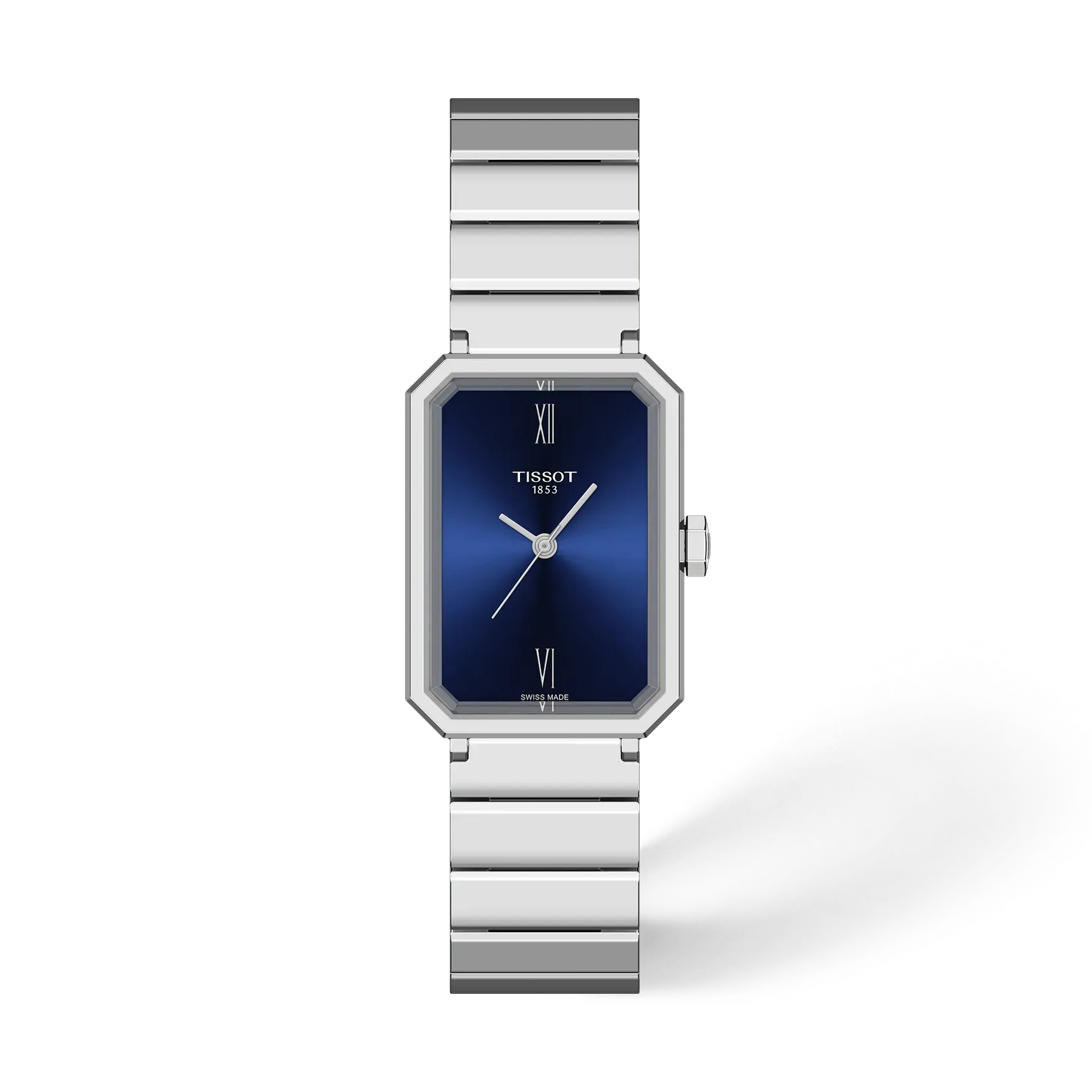 Tissot SRV Rectangular T160.110.11.043.00 Blue Dial Watch Ref. T160.110.11.043.00
