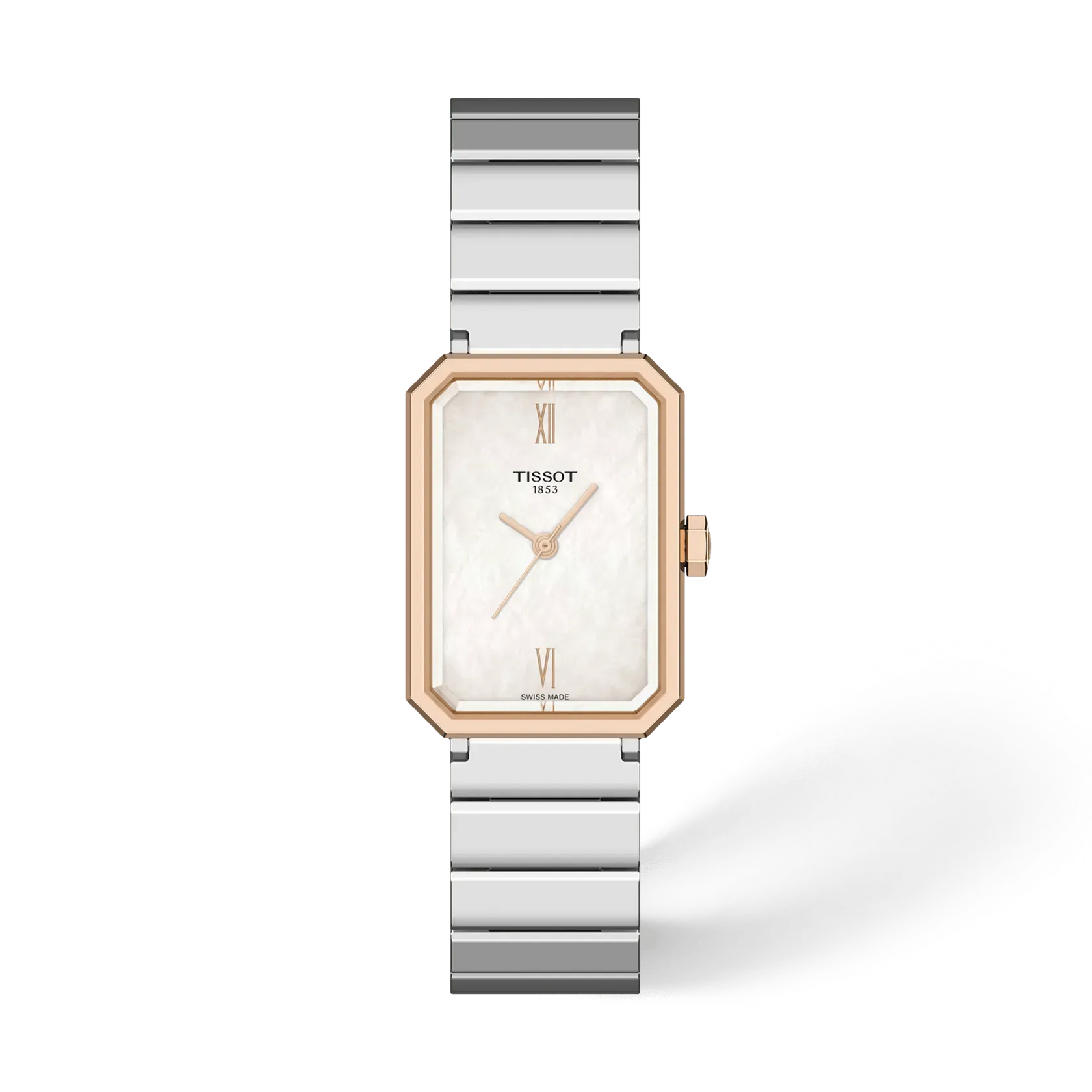 Tissot SRV Rectangular T160.110.21.113.00 White Dial Watch Ref. T160.110.21.113.00