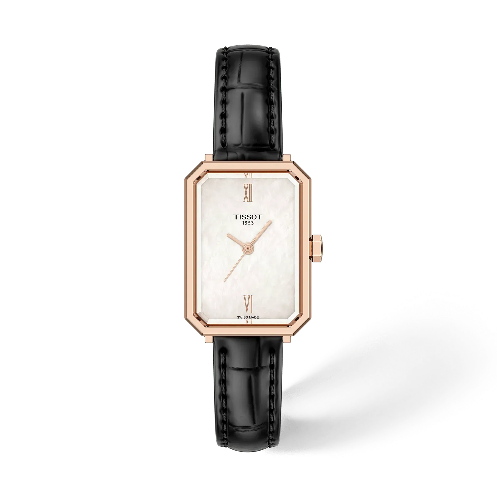 Tissot SRV Rectangular T160.110.36.113.00 White Dial Watch Ref. T160.110.36.113.00